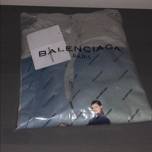 Balenciaga photo hoodie gray